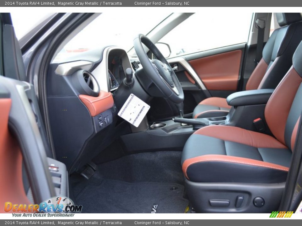 Terracotta Interior - 2014 Toyota RAV4 Limited Photo #6