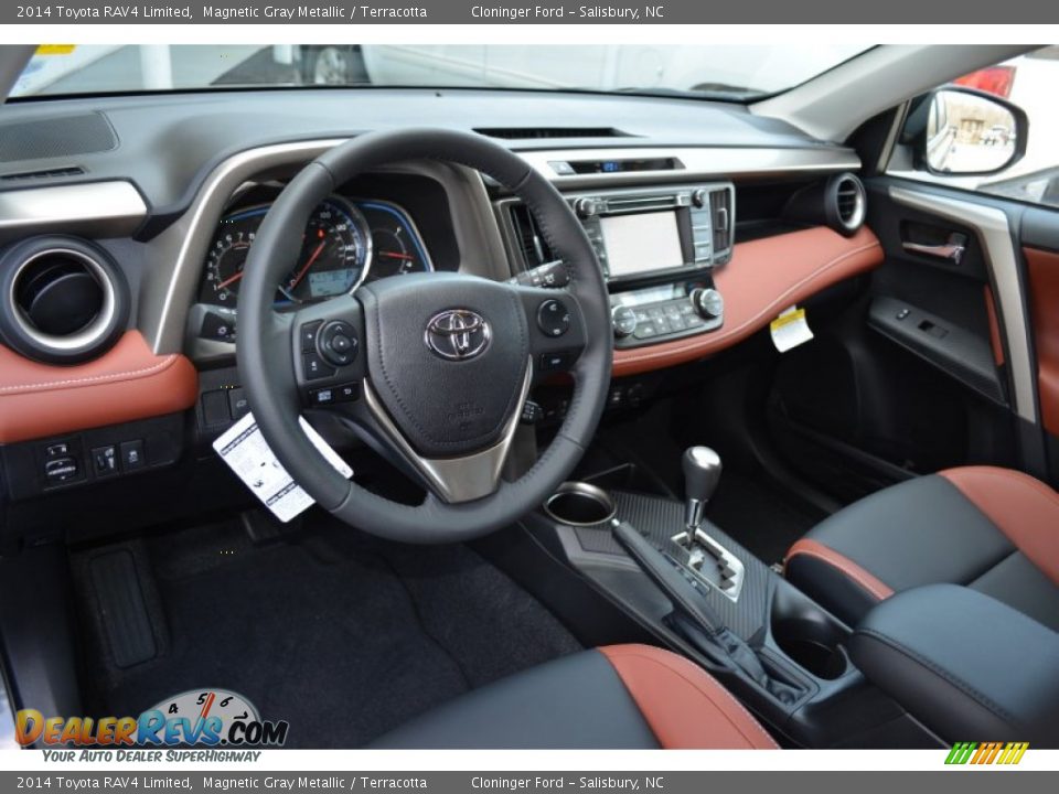 Terracotta Interior - 2014 Toyota RAV4 Limited Photo #7