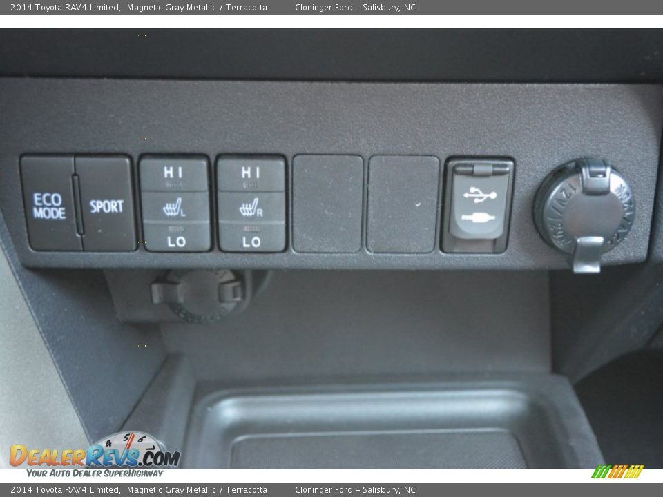 2014 Toyota RAV4 Limited Magnetic Gray Metallic / Terracotta Photo #18