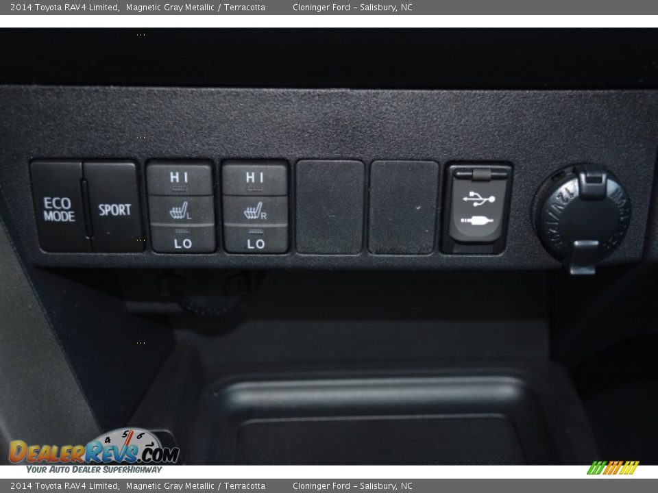 2014 Toyota RAV4 Limited Magnetic Gray Metallic / Terracotta Photo #19