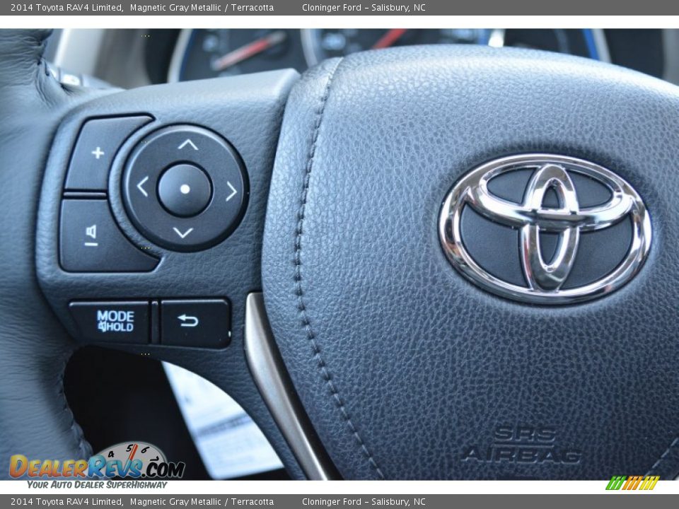 2014 Toyota RAV4 Limited Magnetic Gray Metallic / Terracotta Photo #23