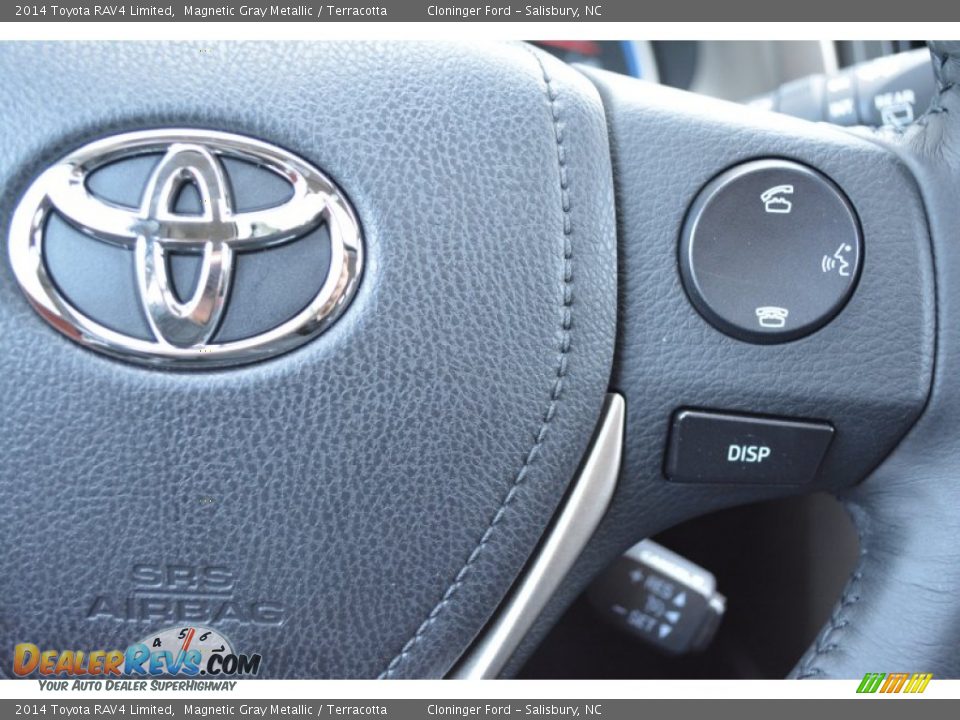 2014 Toyota RAV4 Limited Magnetic Gray Metallic / Terracotta Photo #24
