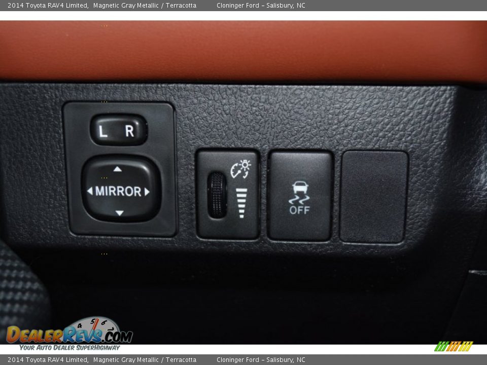 2014 Toyota RAV4 Limited Magnetic Gray Metallic / Terracotta Photo #26
