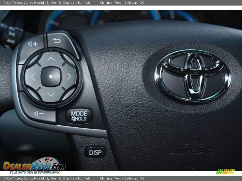 2014 Toyota Camry Hybrid LE Cosmic Gray Metallic / Ash Photo #18