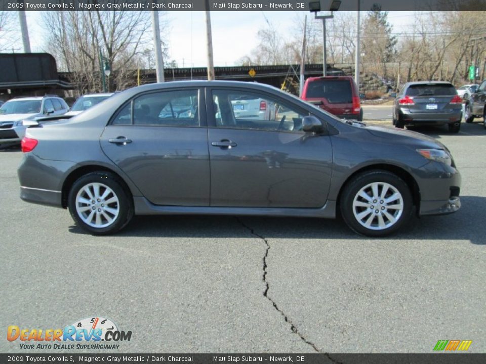 2009 Toyota Corolla S Magnetic Gray Metallic / Dark Charcoal Photo #5