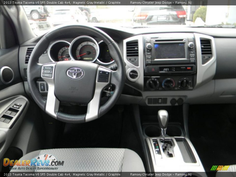 2013 Toyota Tacoma V6 SR5 Double Cab 4x4 Magnetic Gray Metallic / Graphite Photo #12