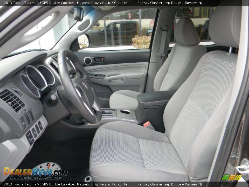 2013 Toyota Tacoma V6 SR5 Double Cab 4x4 Magnetic Gray Metallic / Graphite Photo #13