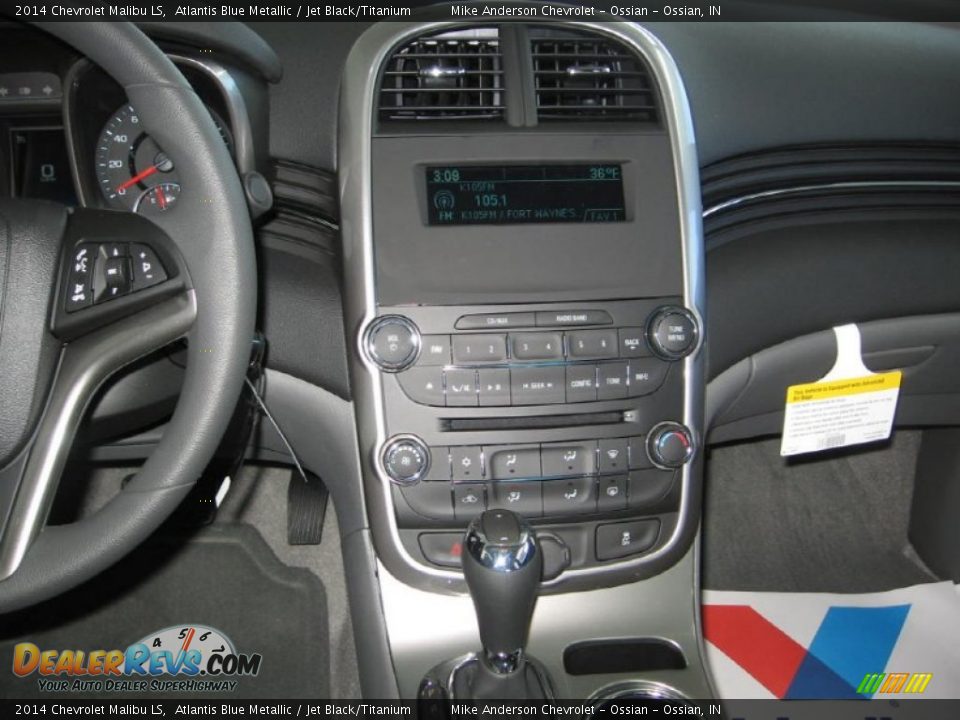2014 Chevrolet Malibu LS Atlantis Blue Metallic / Jet Black/Titanium Photo #5