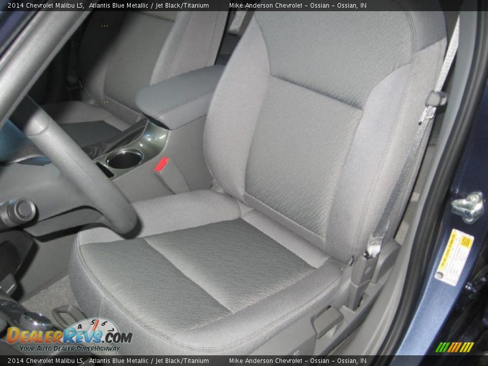 2014 Chevrolet Malibu LS Atlantis Blue Metallic / Jet Black/Titanium Photo #7