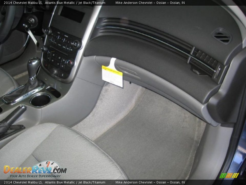 2014 Chevrolet Malibu LS Atlantis Blue Metallic / Jet Black/Titanium Photo #11