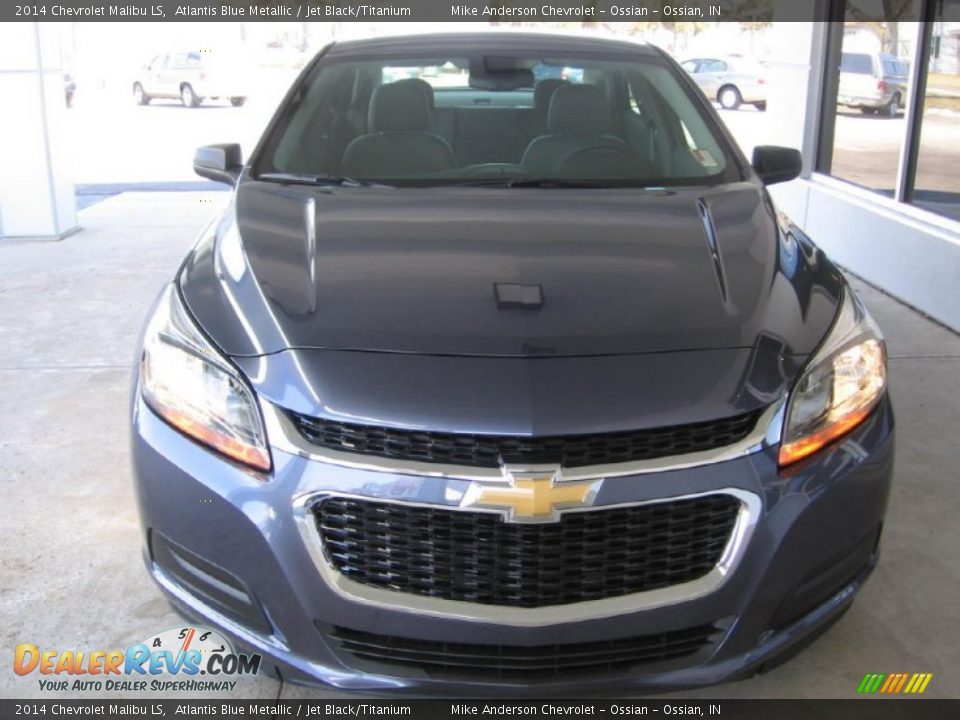 2014 Chevrolet Malibu LS Atlantis Blue Metallic / Jet Black/Titanium Photo #18