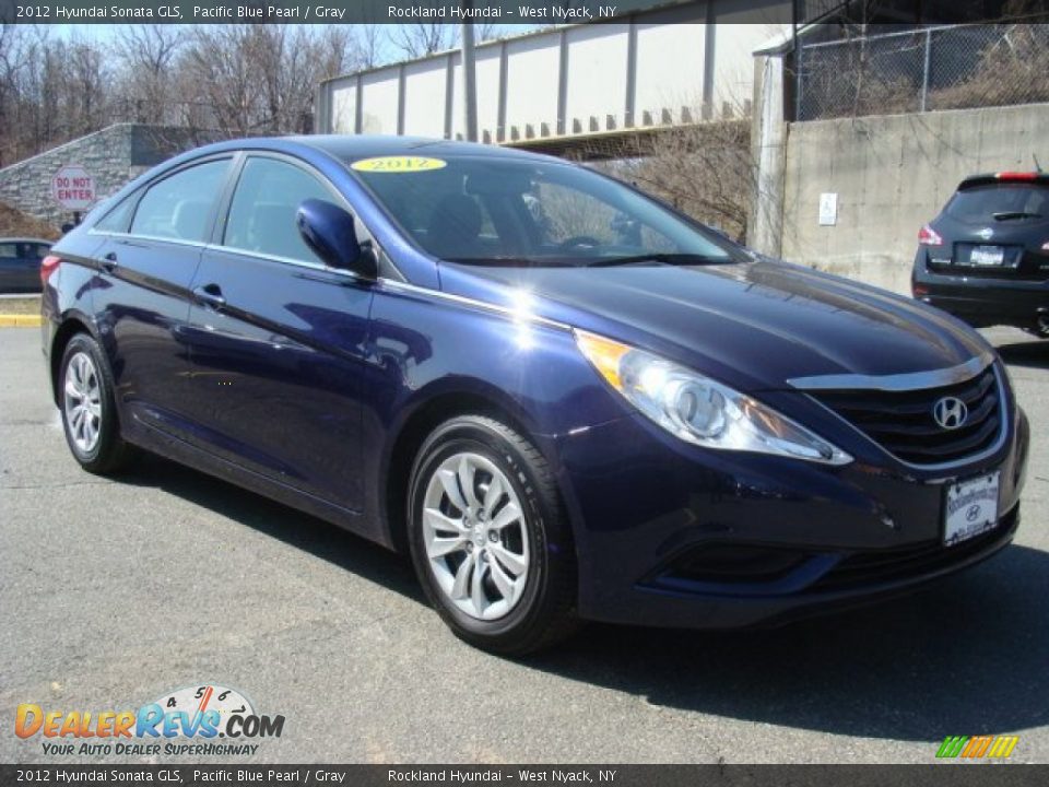 2012 Hyundai Sonata GLS Pacific Blue Pearl / Gray Photo #3
