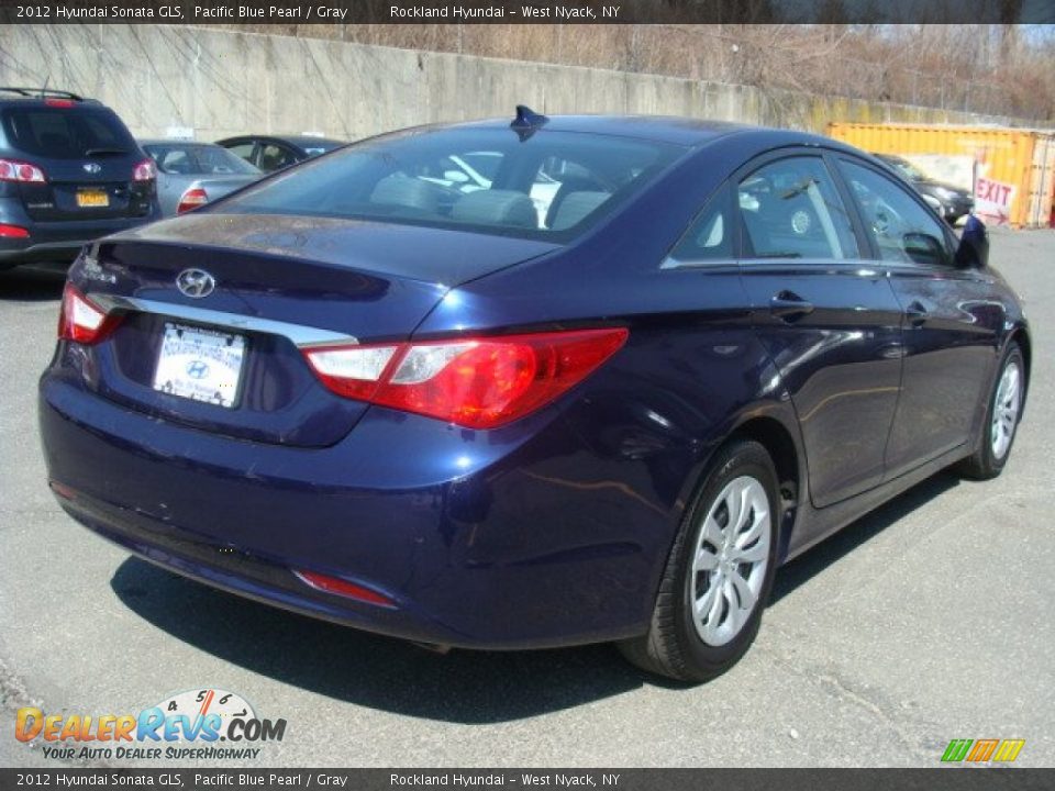 2012 Hyundai Sonata GLS Pacific Blue Pearl / Gray Photo #4