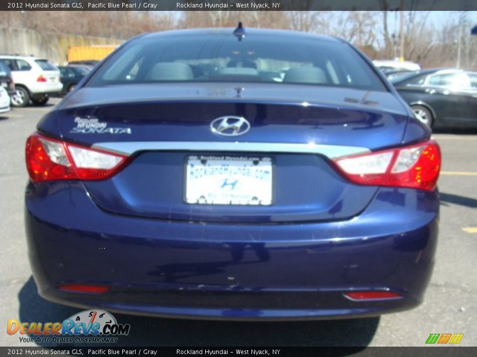 2012 Hyundai Sonata GLS Pacific Blue Pearl / Gray Photo #5