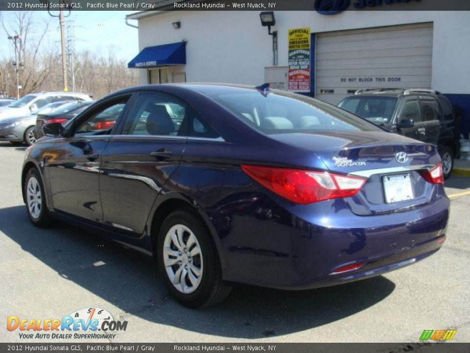 2012 Hyundai Sonata GLS Pacific Blue Pearl / Gray Photo #6