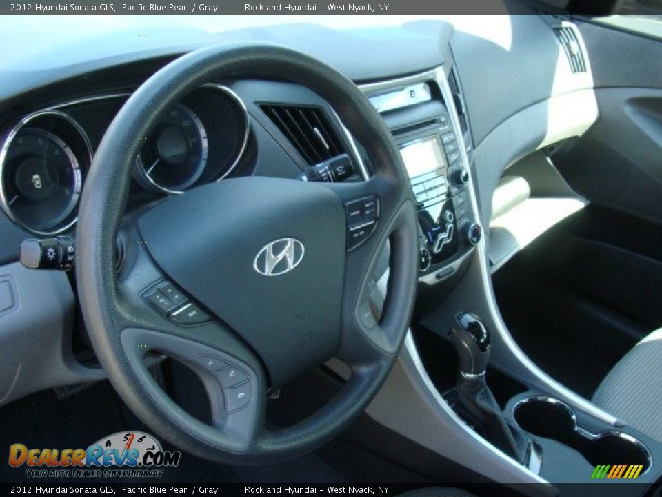 2012 Hyundai Sonata GLS Pacific Blue Pearl / Gray Photo #9