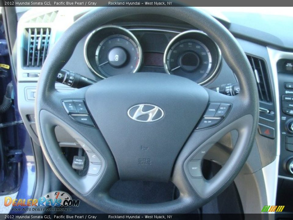 2012 Hyundai Sonata GLS Pacific Blue Pearl / Gray Photo #13