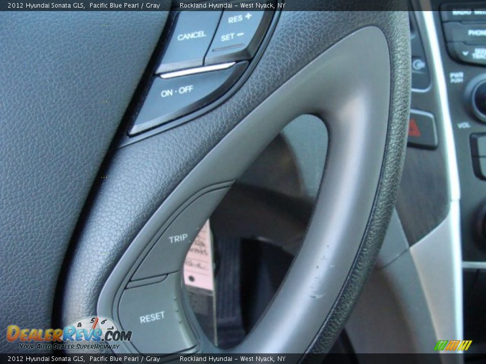 2012 Hyundai Sonata GLS Pacific Blue Pearl / Gray Photo #15