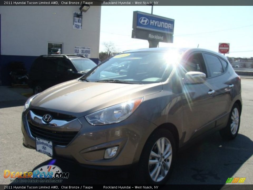 2011 Hyundai Tucson Limited AWD Chai Bronze / Taupe Photo #1