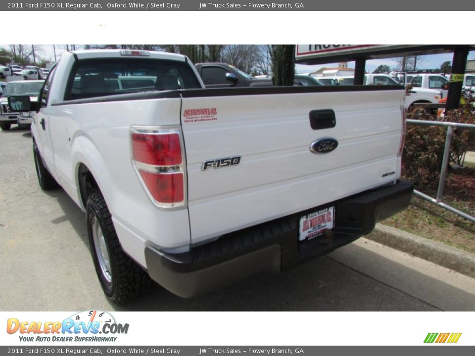 2011 Ford F150 XL Regular Cab Oxford White / Steel Gray Photo #6