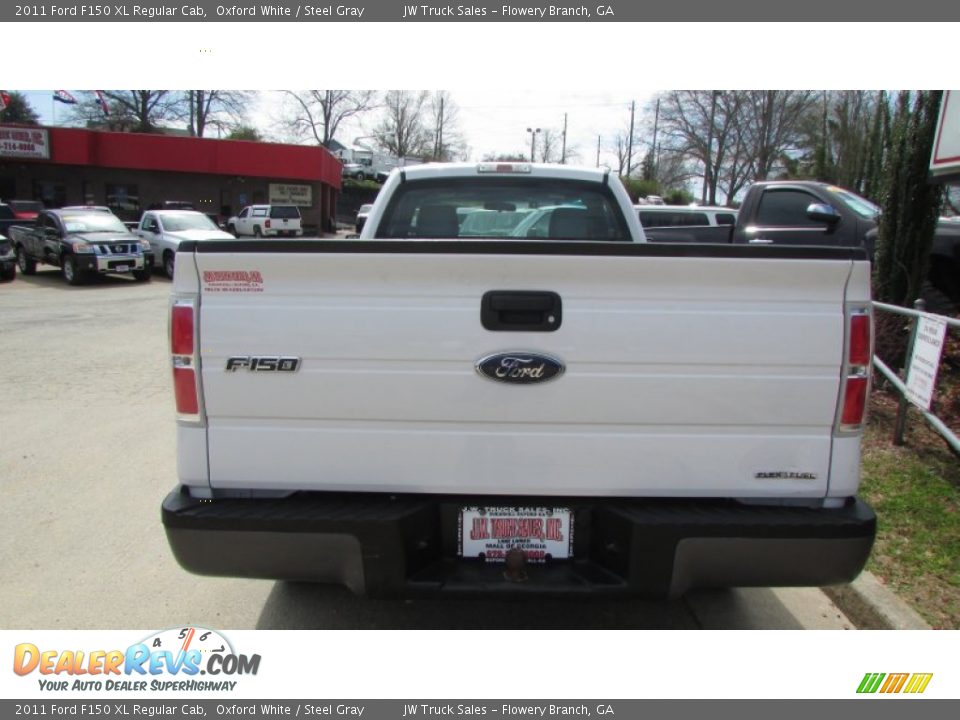 2011 Ford F150 XL Regular Cab Oxford White / Steel Gray Photo #7