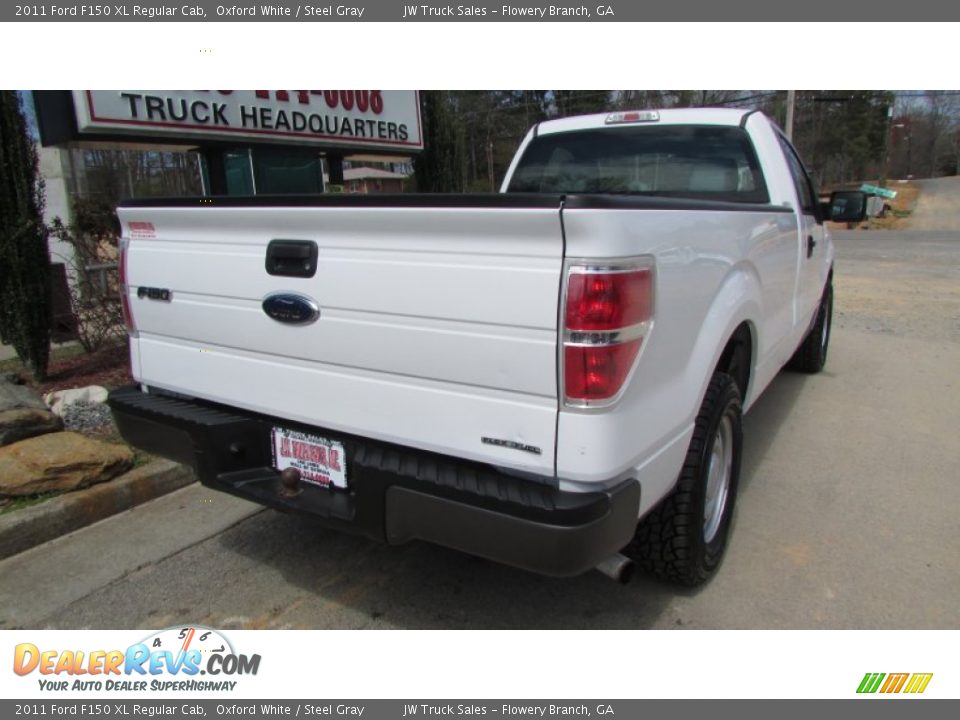 2011 Ford F150 XL Regular Cab Oxford White / Steel Gray Photo #8