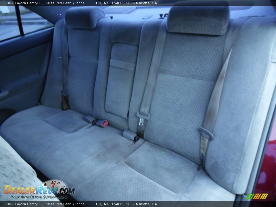 2004 Toyota Camry LE Salsa Red Pearl / Stone Photo #9