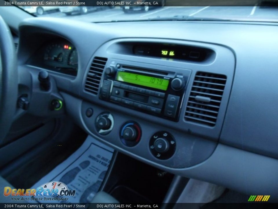 2004 Toyota Camry LE Salsa Red Pearl / Stone Photo #13