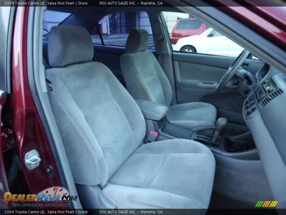 2004 Toyota Camry LE Salsa Red Pearl / Stone Photo #15