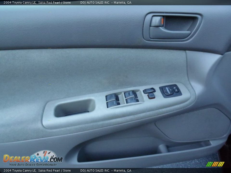 2004 Toyota Camry LE Salsa Red Pearl / Stone Photo #25