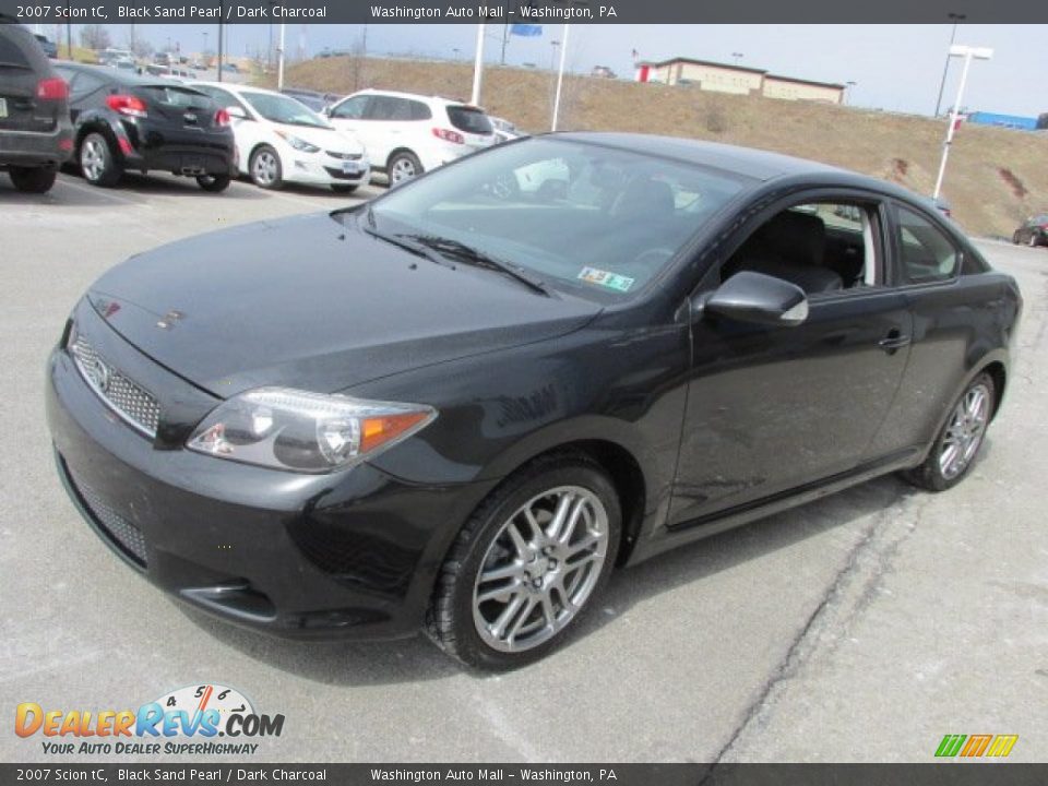 2007 Scion tC Black Sand Pearl / Dark Charcoal Photo #5