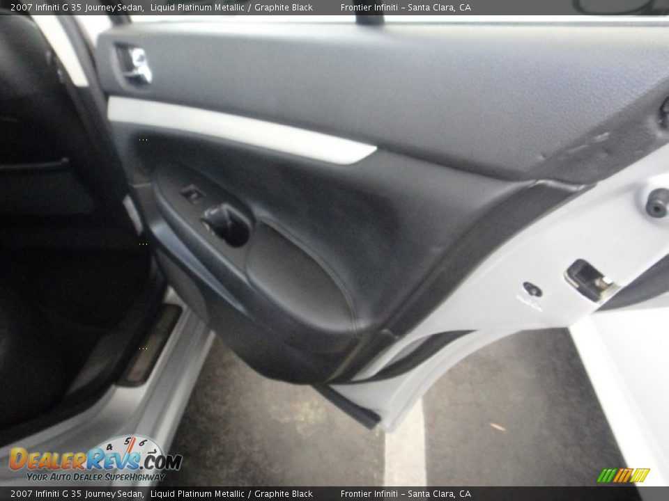 2007 Infiniti G 35 Journey Sedan Liquid Platinum Metallic / Graphite Black Photo #24