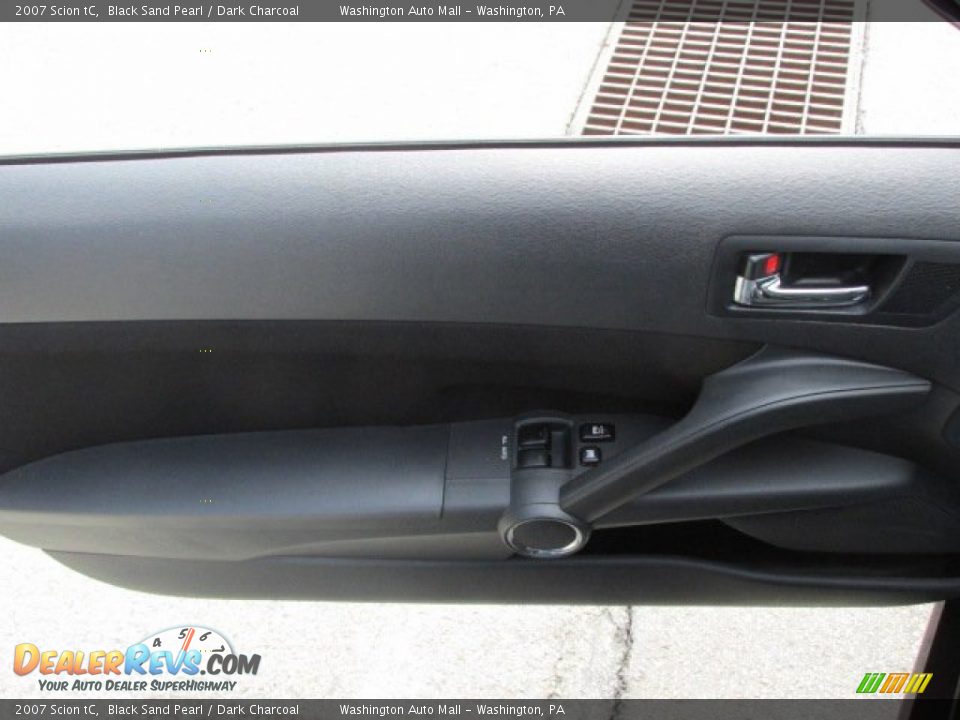 2007 Scion tC Black Sand Pearl / Dark Charcoal Photo #11