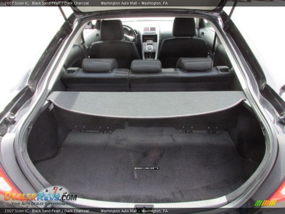 2007 Scion tC Black Sand Pearl / Dark Charcoal Photo #18