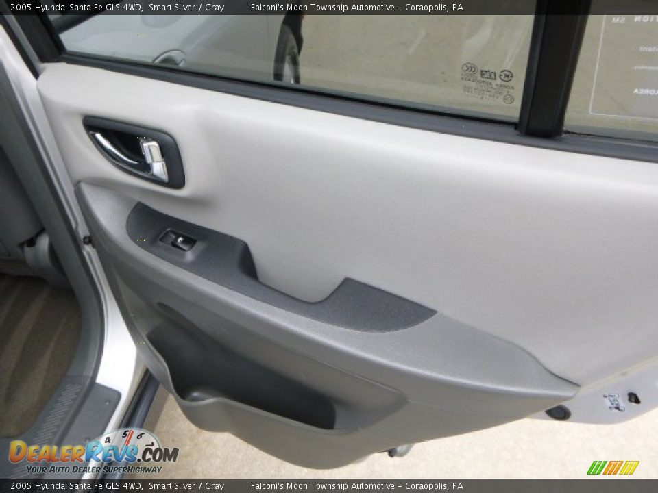 2005 Hyundai Santa Fe GLS 4WD Smart Silver / Gray Photo #14