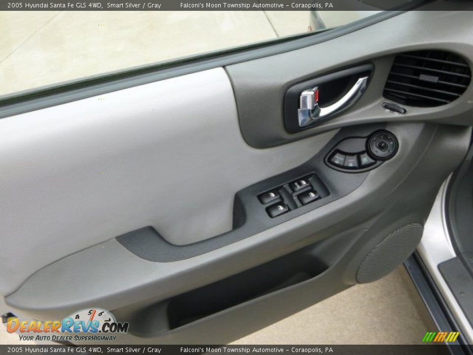 2005 Hyundai Santa Fe GLS 4WD Smart Silver / Gray Photo #19