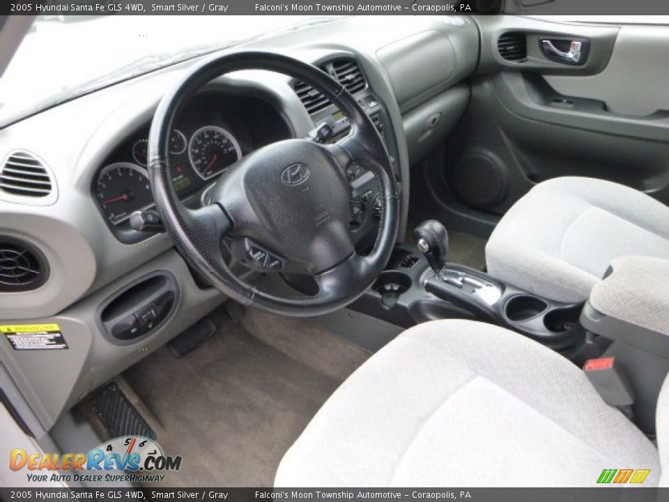 2005 Hyundai Santa Fe GLS 4WD Smart Silver / Gray Photo #20