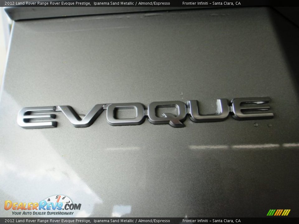 2012 Land Rover Range Rover Evoque Prestige Ipanema Sand Metallic / Almond/Espresso Photo #26