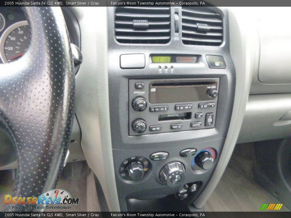 2005 Hyundai Santa Fe GLS 4WD Smart Silver / Gray Photo #23