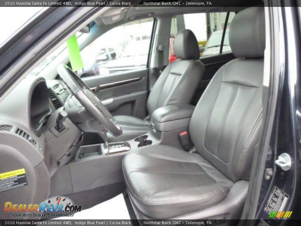 2010 Hyundai Santa Fe Limited 4WD Indigo Blue Pearl / Cocoa Black Photo #10