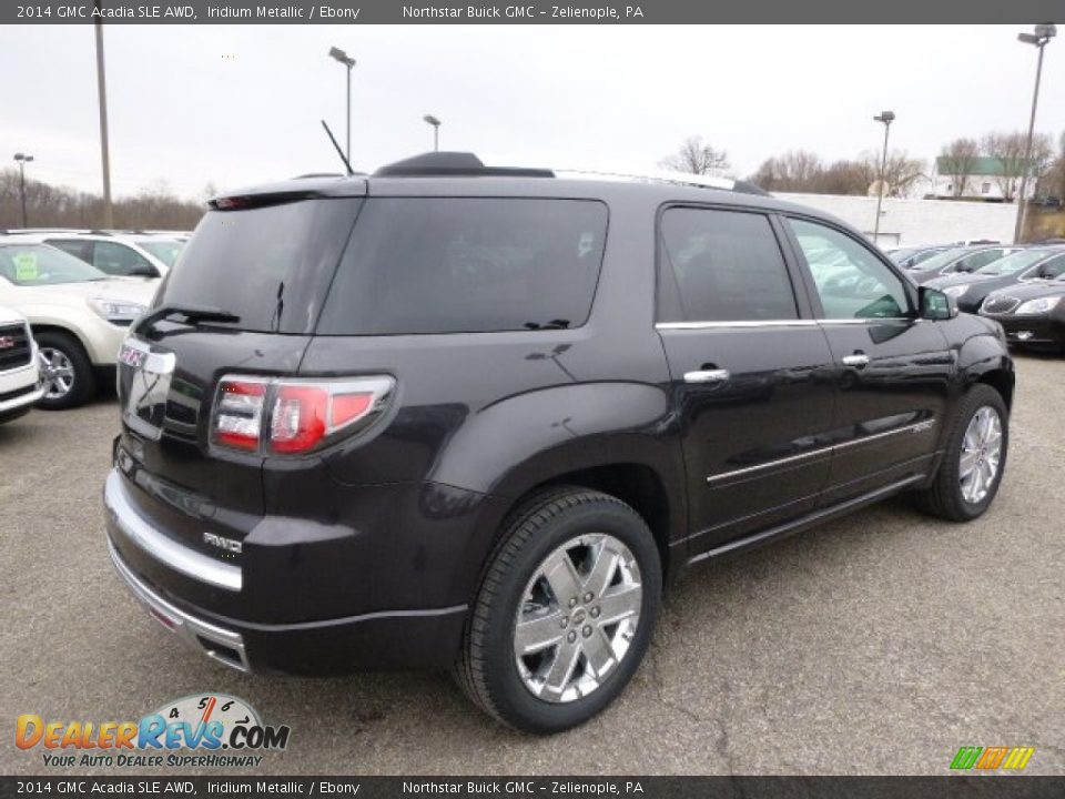 2014 GMC Acadia SLE AWD Iridium Metallic / Ebony Photo #5