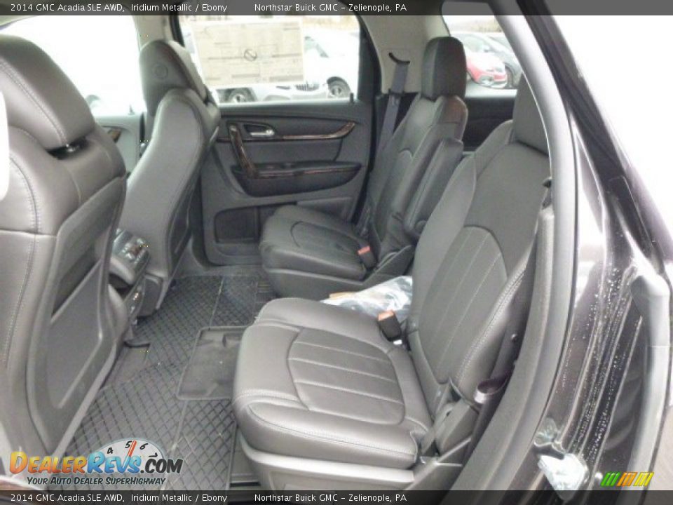 2014 GMC Acadia SLE AWD Iridium Metallic / Ebony Photo #11