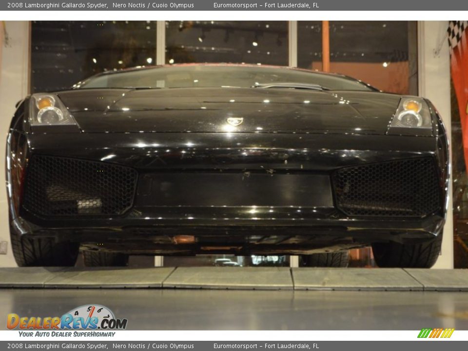 2008 Lamborghini Gallardo Spyder Nero Noctis / Cuoio Olympus Photo #12