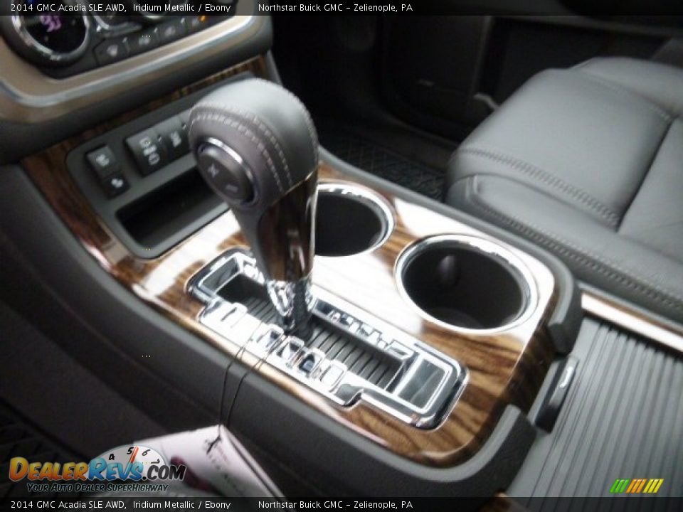2014 GMC Acadia SLE AWD Iridium Metallic / Ebony Photo #17