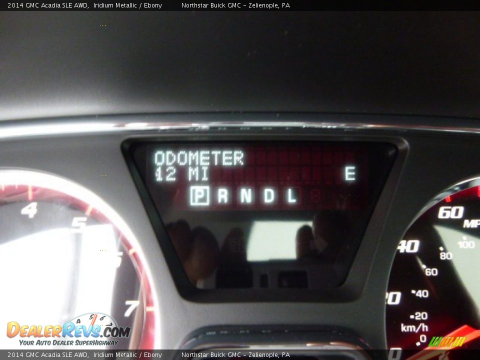 2014 GMC Acadia SLE AWD Iridium Metallic / Ebony Photo #19