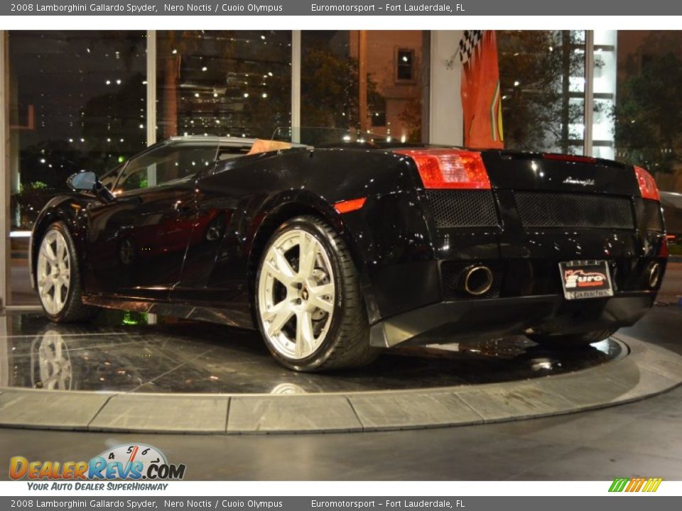 2008 Lamborghini Gallardo Spyder Nero Noctis / Cuoio Olympus Photo #21