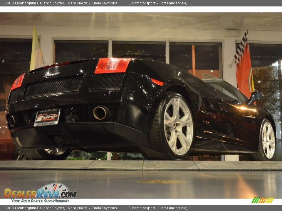 2008 Lamborghini Gallardo Spyder Nero Noctis / Cuoio Olympus Photo #28