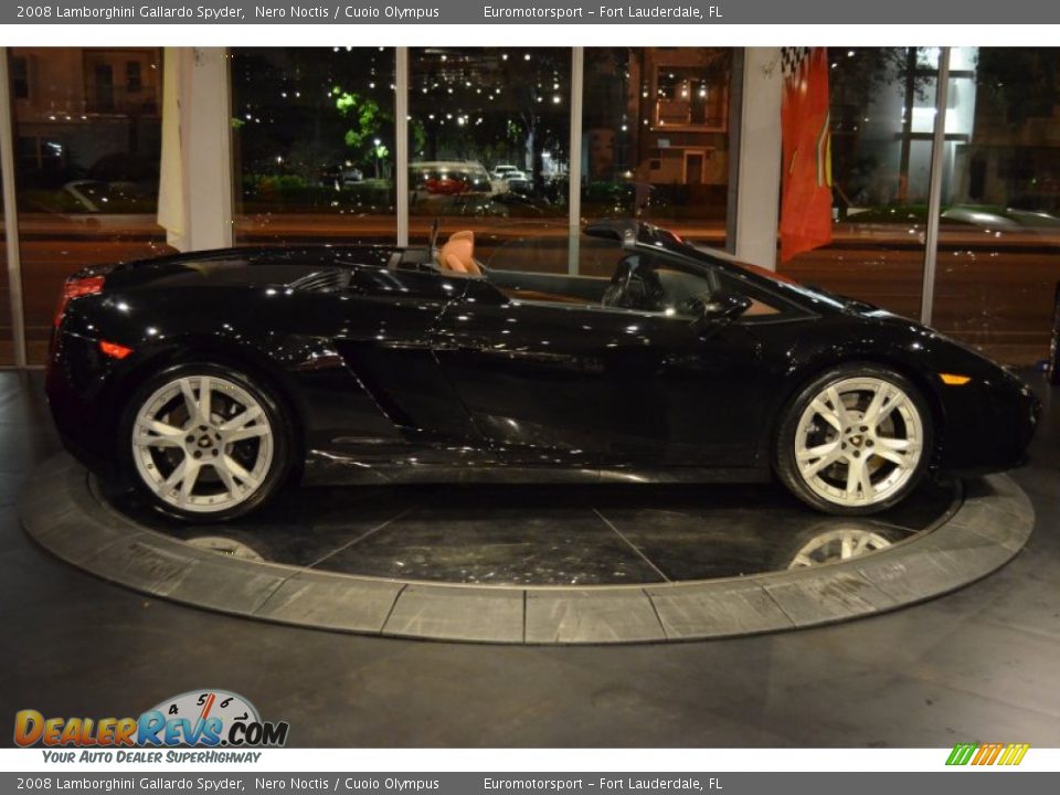 2008 Lamborghini Gallardo Spyder Nero Noctis / Cuoio Olympus Photo #30