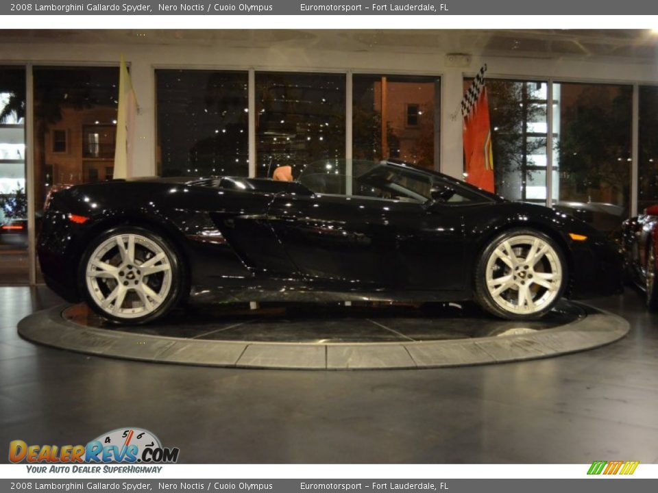 2008 Lamborghini Gallardo Spyder Nero Noctis / Cuoio Olympus Photo #31