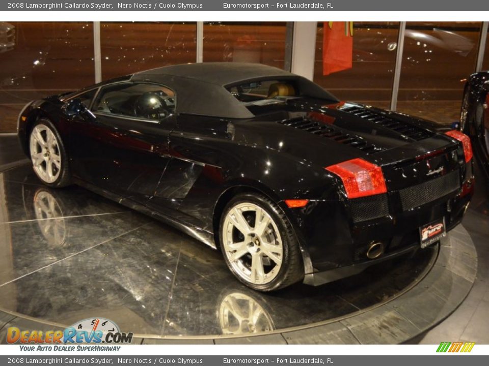 2008 Lamborghini Gallardo Spyder Nero Noctis / Cuoio Olympus Photo #37